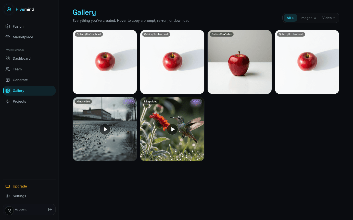 Gallery of results