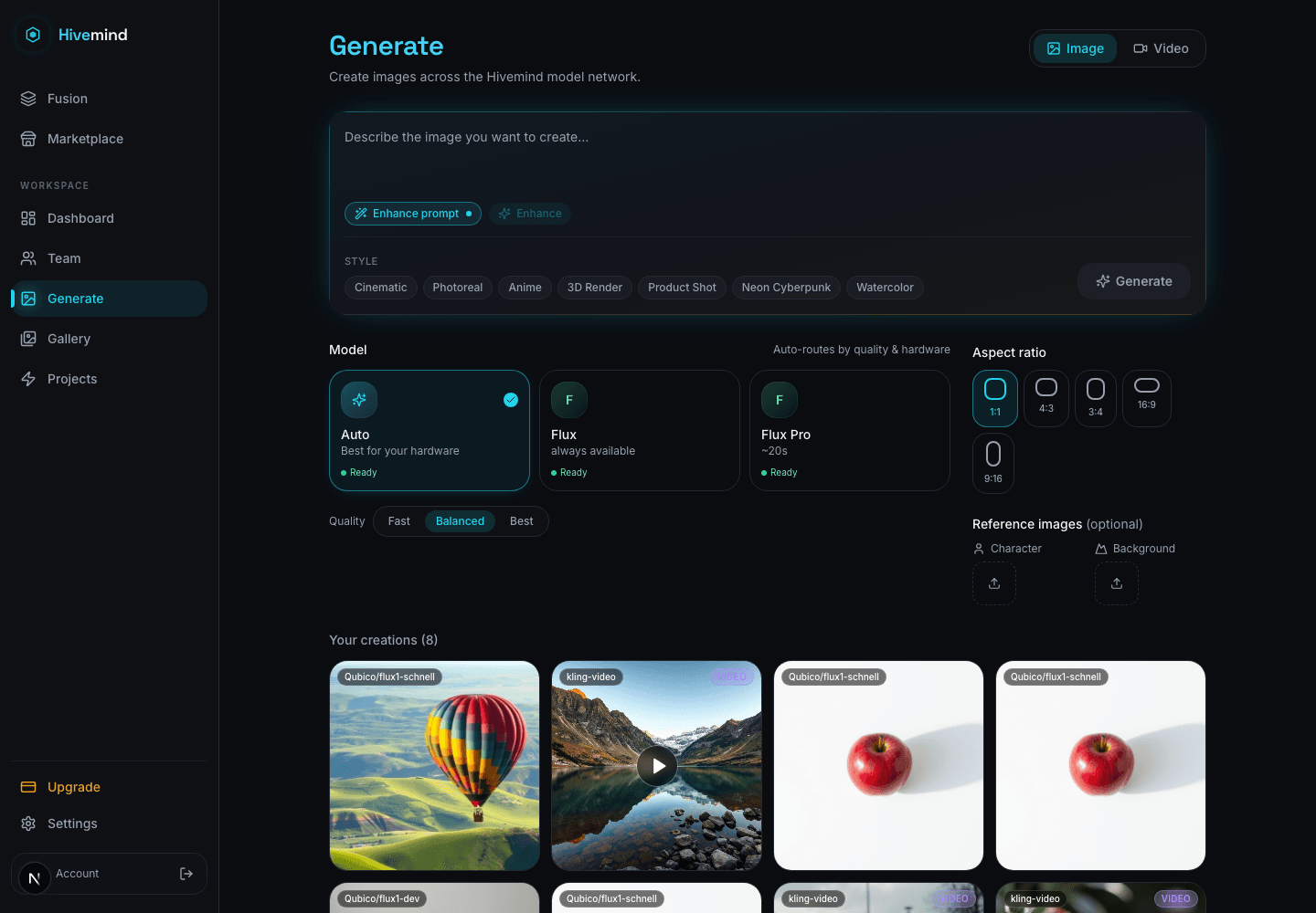 Generate studio